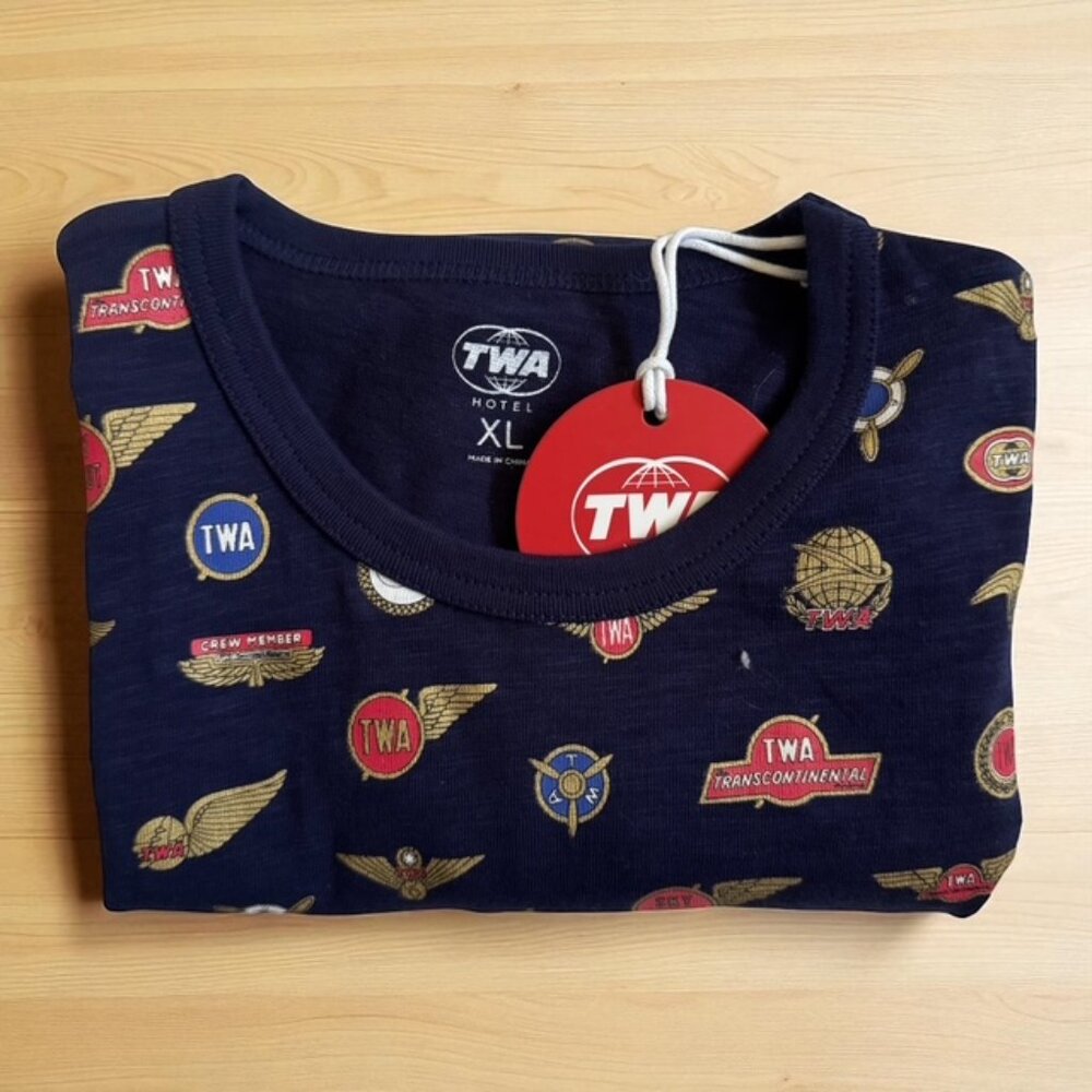 TWA Hotel Men's Size XL Tee Shirt